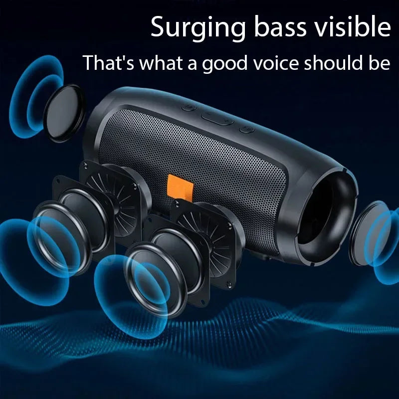 Portable Outdoor Subwoofer Bluetooth Speaker