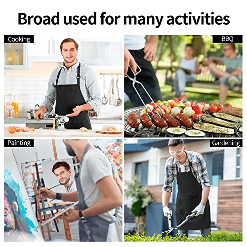 Halloween Aprons Gifts for Women Mens Funny Boo-mate Cooking Apron, Funny Gift for Him Her,His Hers (2 Pcs)