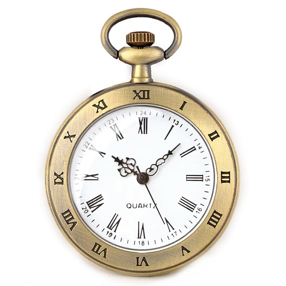 Vintage Analogue Pocket Watch with Chain