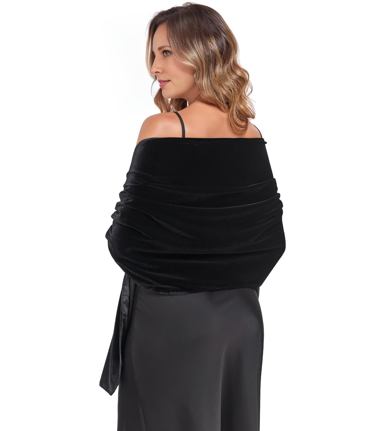 Velvet Shawl and Wraps for Evening Dresses