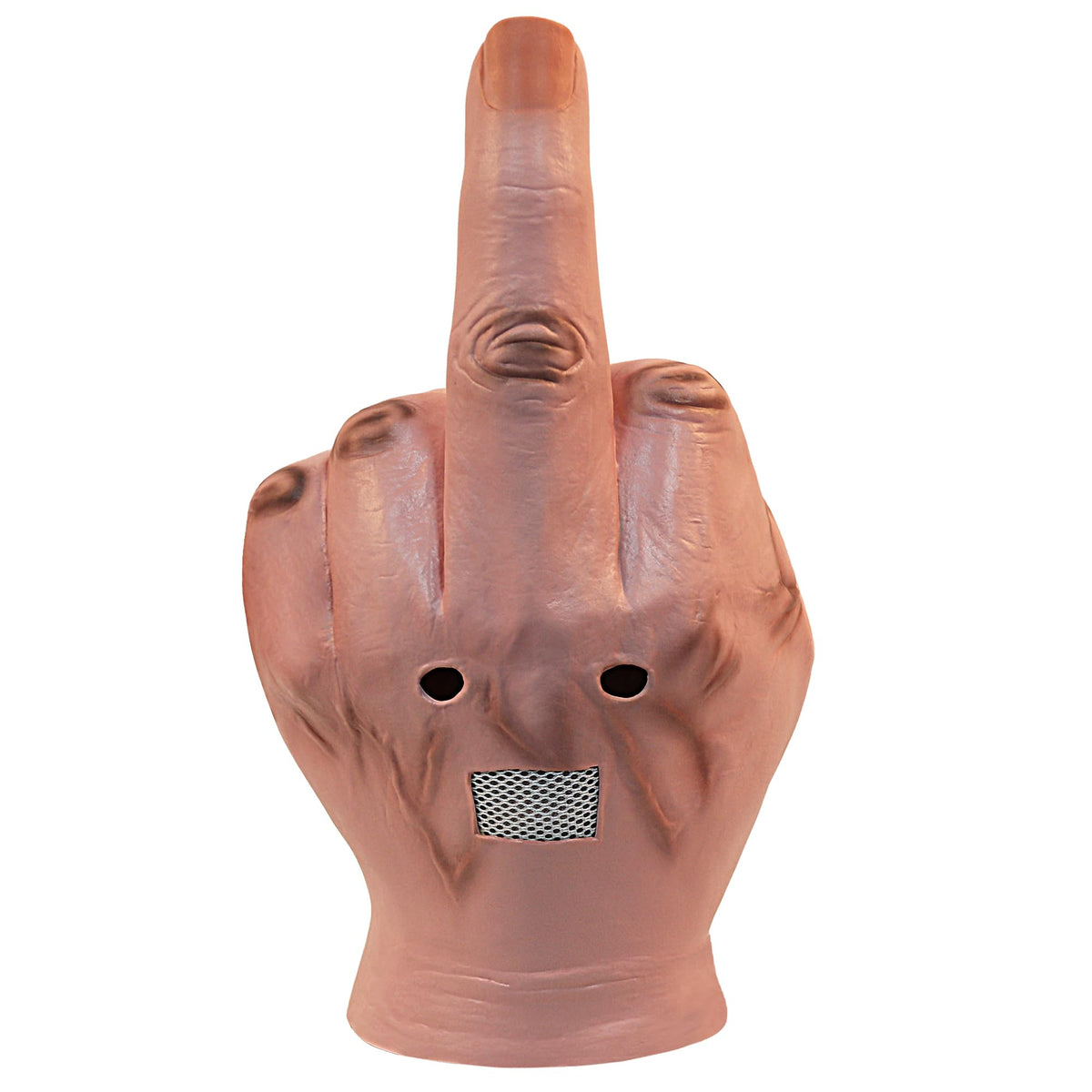 Middle Finger Funny Head Mask Costume Party Prop Adult Middle Finger Mask