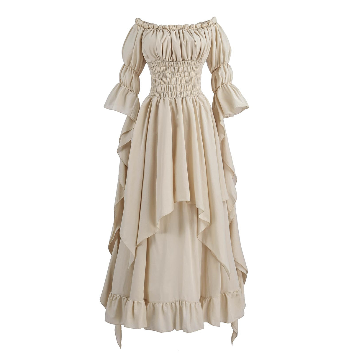 Renaissance Dress Women Medieval Costume Victorian Dresses Peasant Gothic Fairy Witch Wedding Under Dress