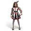 Spooktacular Creations Girls Clown Costume, Scary Clown Costume, Black and White Bloody Jester Dress for Girls
