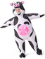 Spooktacular Creations Inflatable Cow Costume, Blow up Cow Costume for Adults, Cow Inflatable Suit for Halloween Parties