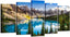 5 Pieces Canvas Prints Lake and Mountain Landscape