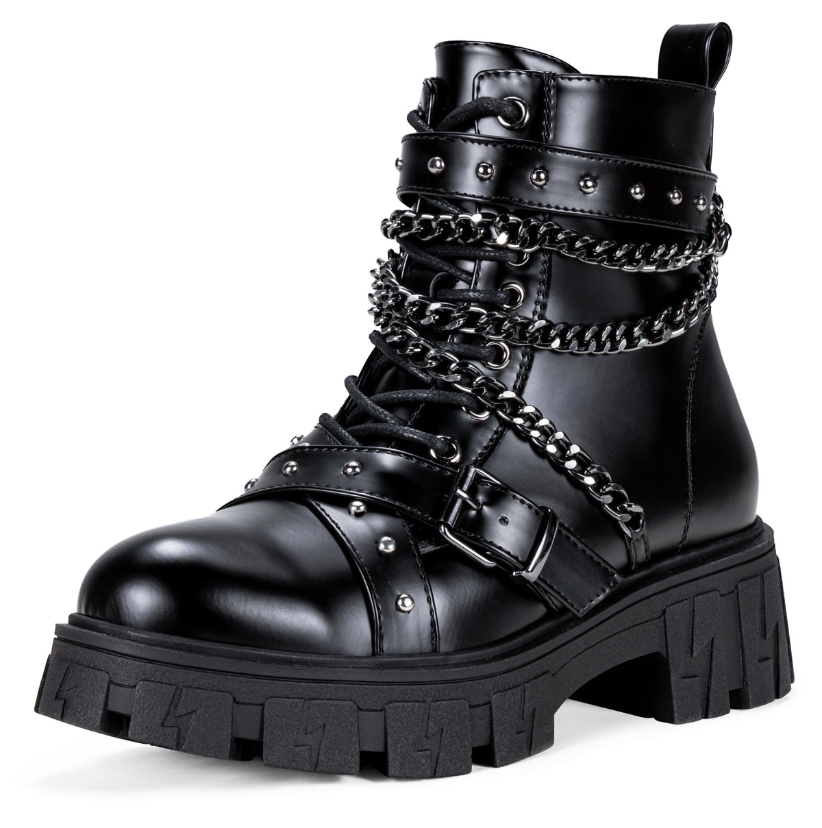 Women's Chelsea Combat Boots, Chunky Platform Ankle Boots