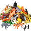 54 Piece Mini Wild Animal Figures for Kids, Plastic Small Zoo Toy Set