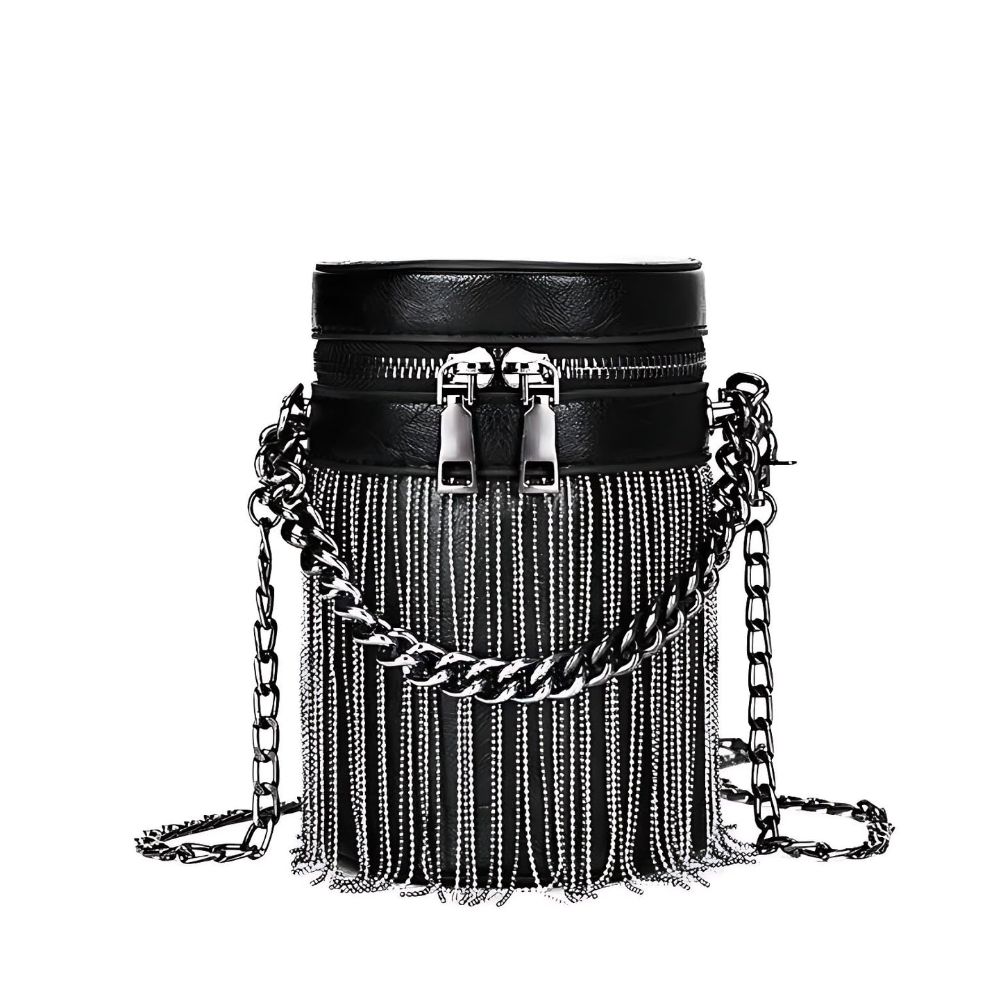 Y2K Punk Tassel Fringe Tote