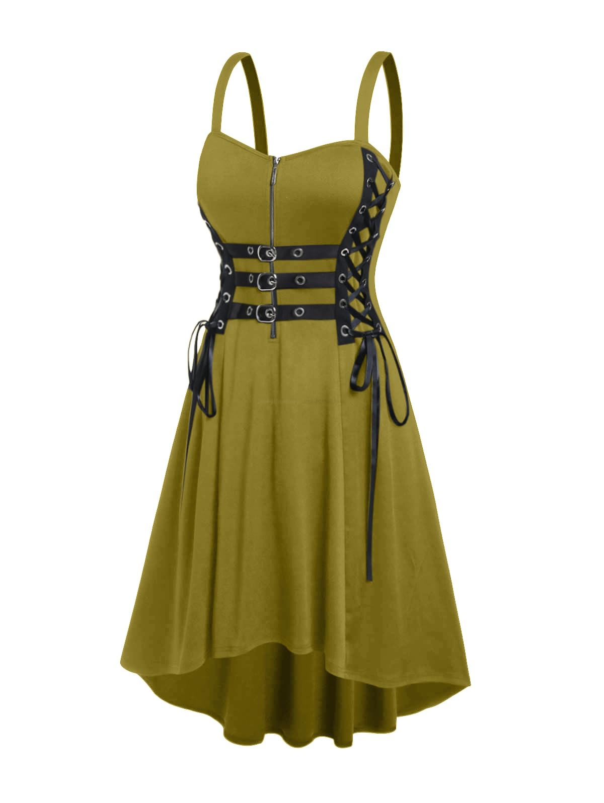 ROSE GAL Womens Plus Size Dresses Sleeveless Wrap Gothic Vintage 50S Spaghtti Strap Party Maxi Dress