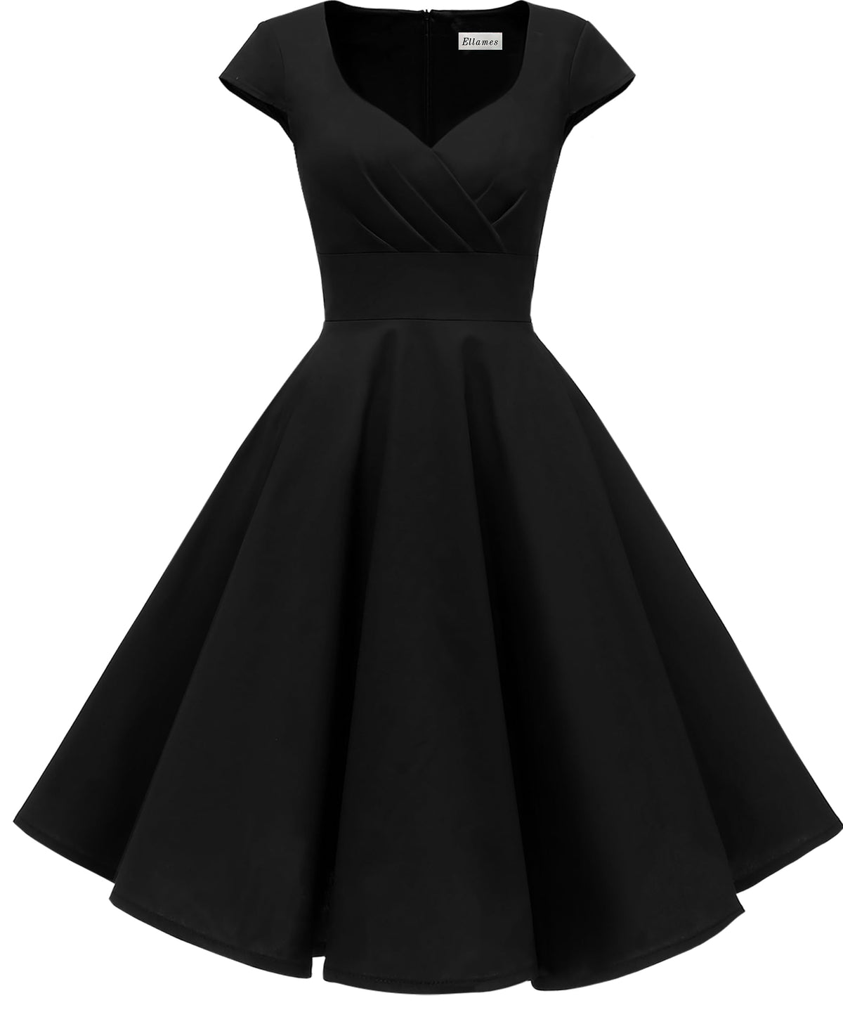 1950s Retro Vintage Elegant Dress with Pockets