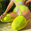 Neon Green Stockings