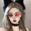 Novelty Cat Eye Sunglasses - Funny Flamingo Party Glasses for Cosplay & Gifts