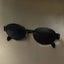 Retro Steampunk Oval Sunglasses - Vintage Metal Frame with UV400 Protection