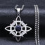 Celtic Witch Knot Necklace - Trinity Symbol