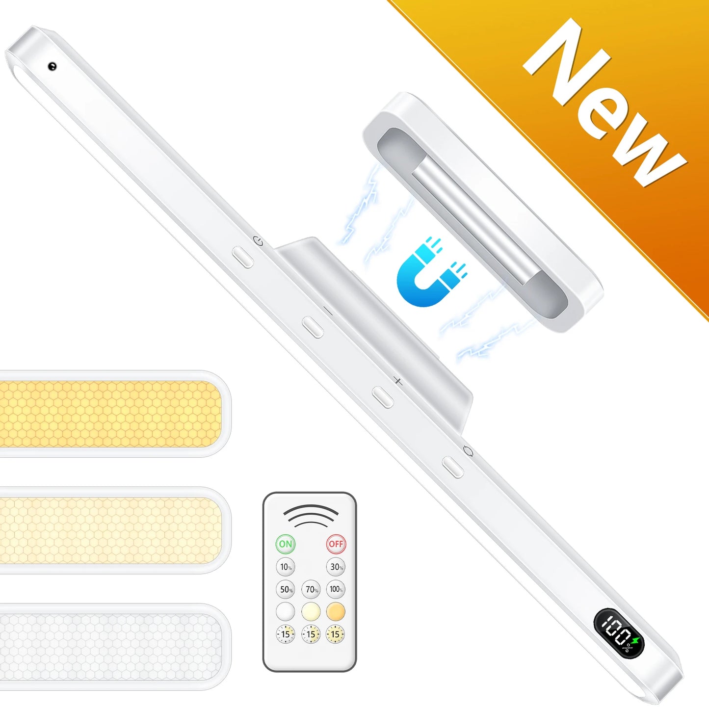 Willed 5w Dimmable Night LED Light With 2500mah Rechargeable Under Cabinet for Closet Bedside Desk