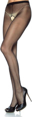 Sheer Nylon Crotchless Pantyhose