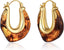 KELORIS PATH Acrylic Hoop Earrings for Women