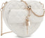 Heart-Shaped Zip-Around Crossbody Purse