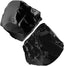 2Pcs Black Obsidian Crystals 1.8-2.2" Large Raw Stones Rocks