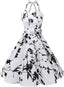 Topdress Women'sVintage Polka Audrey Dress 1950s Halter Retro Cocktail Dress