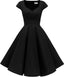 1950s Retro Vintage Elegant Dress with Pockets