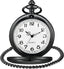 Smooth Vintage Pocket Watch with Chain