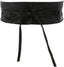 Woman Leatherette Waisband Obi Belt, Mica