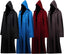 Tunic Hooded Robe Adult Wizard Robes Monk Priest Cloak Halloween Cosplay