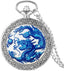 Men's Analog Pocket Watch with Chain — Necklace-Style Pocket Watch for Women
