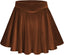 Girls Velvet Pleated Skirts Mini Strech Twirl Skirt with Pockets 6-16 Years