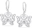 LeCalla 925 Sterling Silver Leverback Drop Earrings | Lightweight Italian Teardrop Dangle Earring for Women