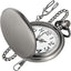 Smooth Black Quartz Pocket Watch for Men