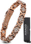 Feraco Pure Copper Bracelets for Women, Ultra Strength Magnetic Bracelet