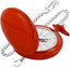 Smooth Cover Quartz Pocket Watch, Fashionable Roman Digital White Dial