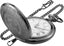 Large Decorative Flower Pattern Quartz Pocket Watch — White Roman Numerals, Men’s, with Chain