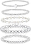 Yoosteel Gold Beaded Bracelets for Women Teen Girls, Gold Plated Jewelry