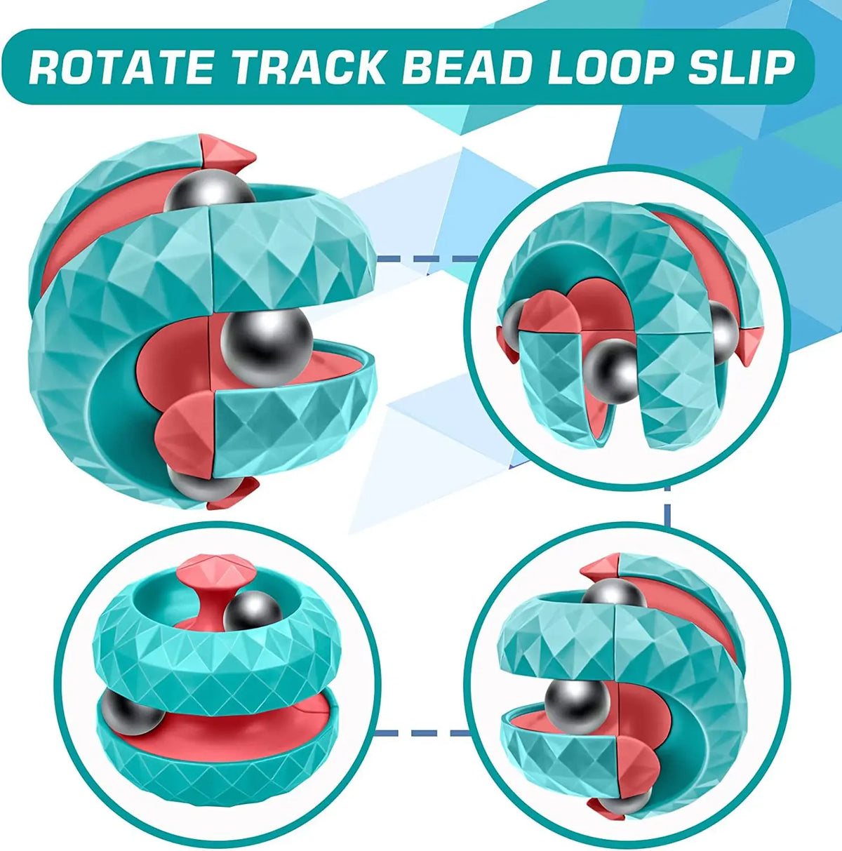 Orbit Ball Infinite Flip Sensory Fidget Cube