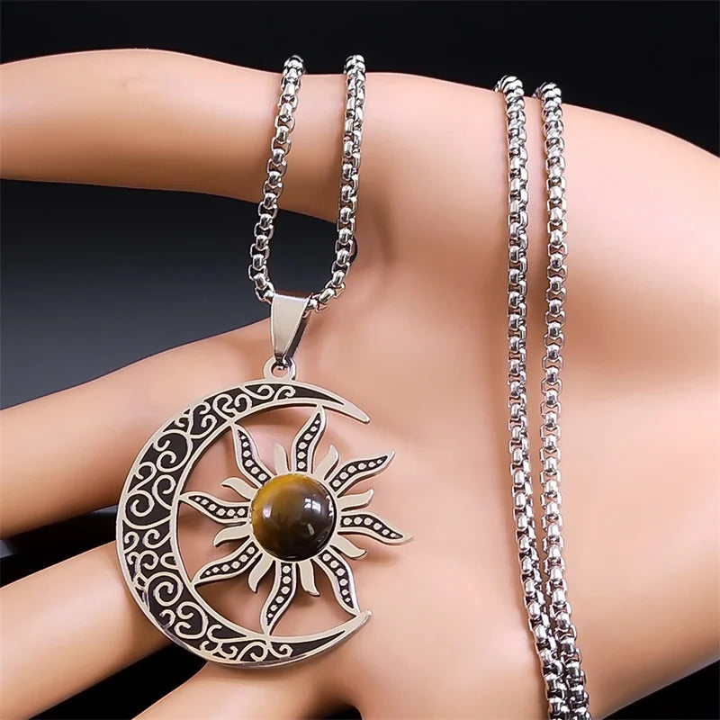 Stainless Steel Pentagram Necklace Secondary image