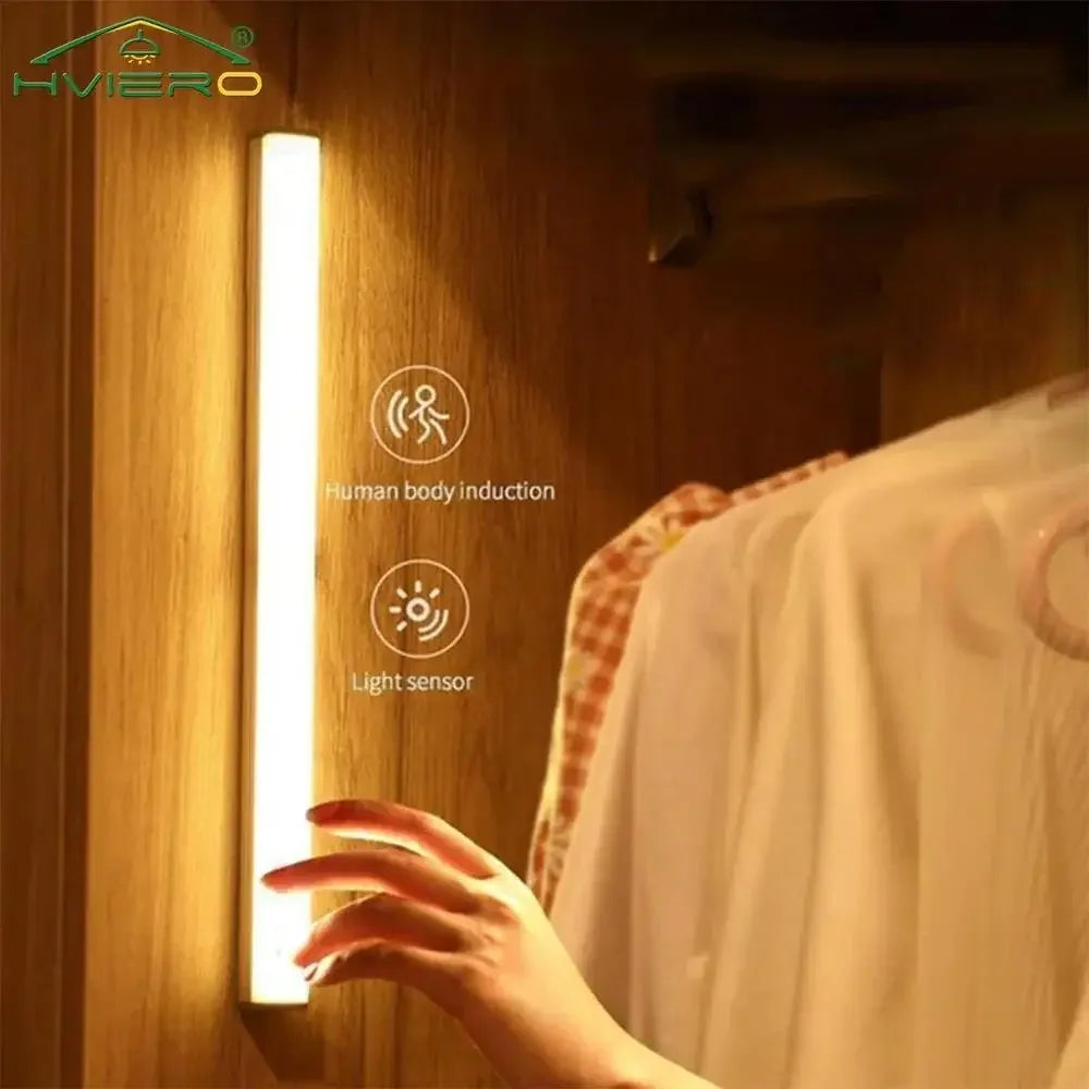 Night Lights Wireless LED Motion Sensor Lamp USB Rechargeable Magnetic for Wardrobe Room Closet K... Secondary image
