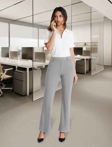 Dress Work Pants Women Business Casual Slack Trousers Stretchy Secondary image