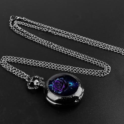 Vintage Pocket Watch for Women Men Graphic Design Quartz Pocket Watche