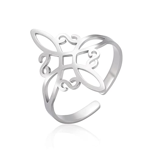 Celtic Witch Knot Necklace - Trinity Symbol Main image