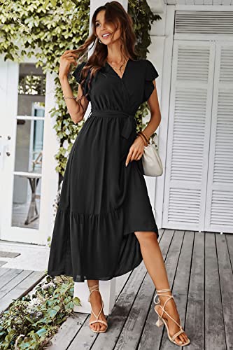 PRETTYGARDEN Women's Summer Floral Boho Maxi Dress