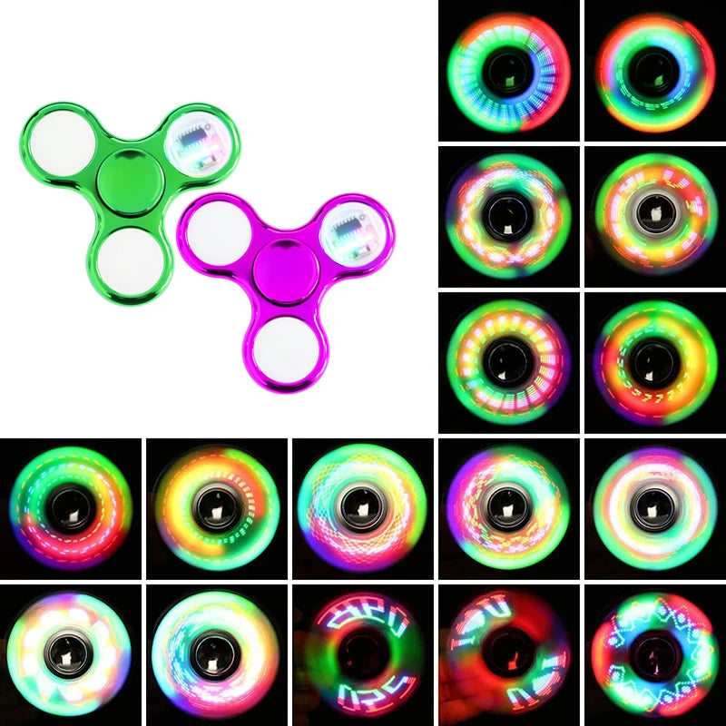 LED Glow-in-the-Dark Fidget Spinner Main image