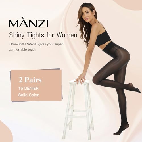 Shimmery Sheer Pantyhose – 2 Pairs