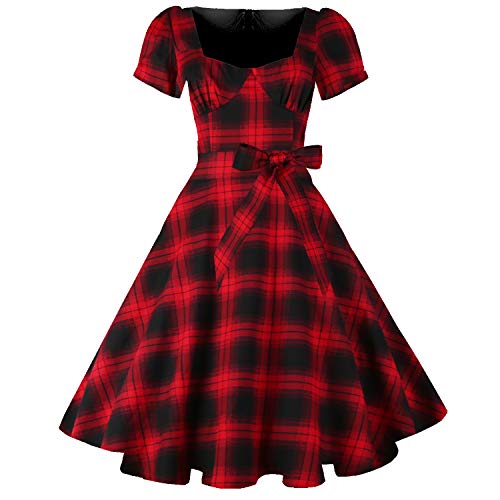Vintage Swing Dress - 1950s Rockabilly Pin-Up Style Main image