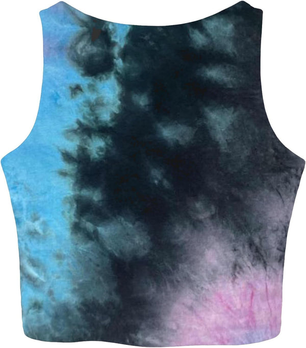 Remidoo Crop Tops for Women Casual Cropped Tank Top Summer Sleeveless Shirts