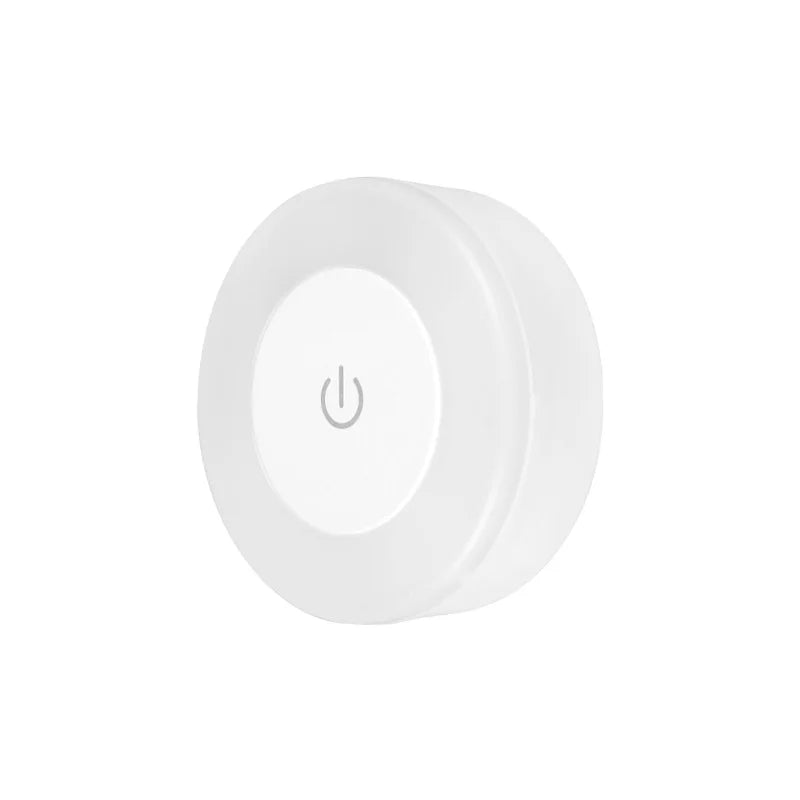 Energy Saving LED Touch Sensor Night LED Light Room Aisle Bedroom Round Portable Night Lamp Secondary image