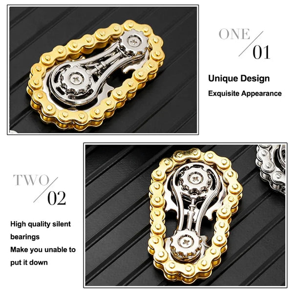 Metal Chain Sprocket Fidget Spinner – EDC Gyro