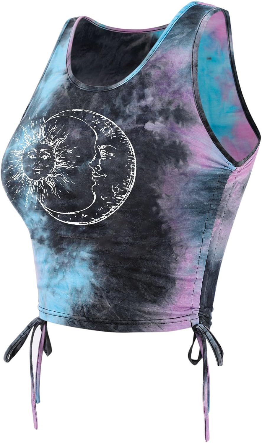 Remidoo Crop Tops for Women Casual Cropped Tank Top Summer Sleeveless Shirts